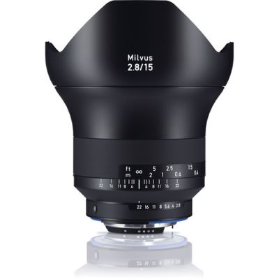 ZEISS objectif milvus t* 15 mm f/2,8 zf.2 nikon + paresoleil