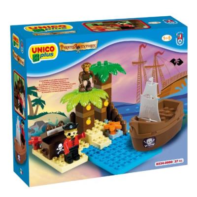 Androni - 8534 pi - jouet de premier age - briques pirates - 37 pièces