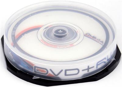DVD+RW 4x, 10 pièces en cakebox