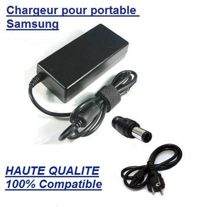 Alimentation Chargeur pc portable - Adaptateur secteur portable pour Samsung R530 Black Diamond (90W)