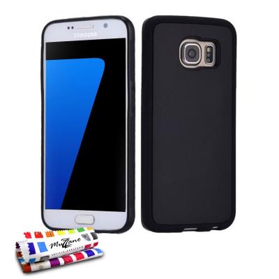Coque Semi-Rigide Ultra-Slim Anti-Gravity Premium Noir pour SAMSUNG GALAXY S7 / G930F