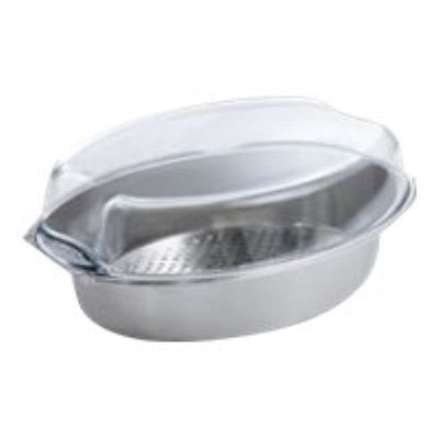 Smeg PIR2 - plat à vapeur - inox et verre