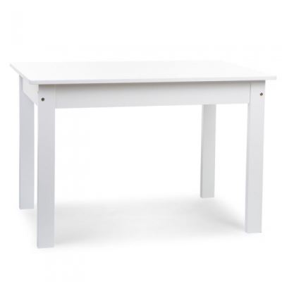 table d'enfant en bois 80 cm blanc