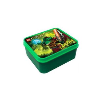 Set pique-nique lego boîte et gourde vert foncé légende chima