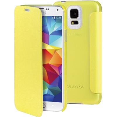 Etui ultra fin Folio Cover Samsung Galaxy S5 jaune