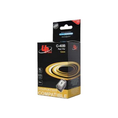 UPrint C-40B - XL grootte - zwart - gereviseerd - inktcartridge (alternatief voor: Canon PG-40XL)