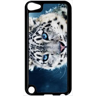 Coque ipod touch 5 tigre blanc yeux bleus