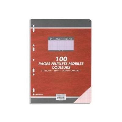 Conquerant Sept feuilles pour classeurs à anneaux SEYES couleur : 80 g - vue 2