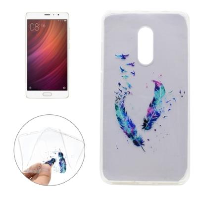 Xiaomi Redmi Pro Coque Protection TPU Transparent Plumes