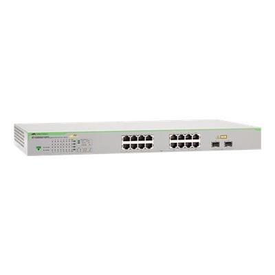Allied Telesis AT GS950/16PS - switch - 16 poorten - Beheerd - rack-uitvoering
