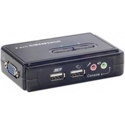 Amazon Pocket Kvm 2 Ports Usb + Audio Auto Alimenté Câble Inclus