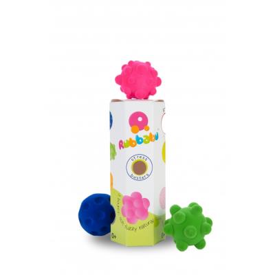 Rubbabu - Lot de 3 balles anti stress