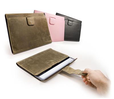 Tuff-Luv Pull-Tab etui en cuir Western Leather Collection pour Sony S1 Tablet - marron