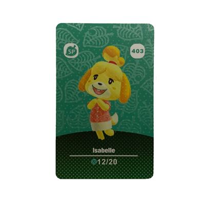 Amiibo Standard Carte pour Animal Crossing Séries 5 HAOBUY pour Nintendo Switch - NO.403 (8.6*5.4cm)