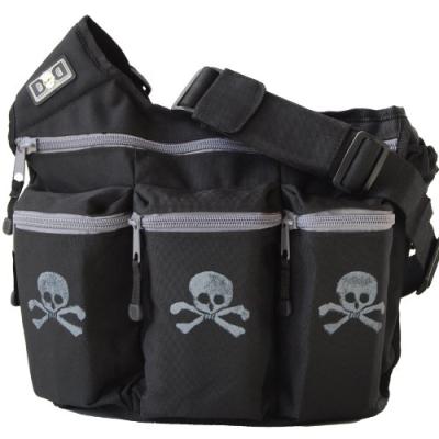 DIAPER DUDE - SAC À LANGER - CRÂNE/OS - NOIR