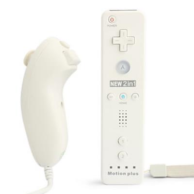 Pack Manette sans fil et Nunchuk pour Wii U Blanc
