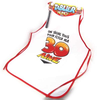 Tablier dédicace '30 ans'