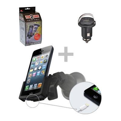 Fix2Car Support passif avec bouchon allume-cigare