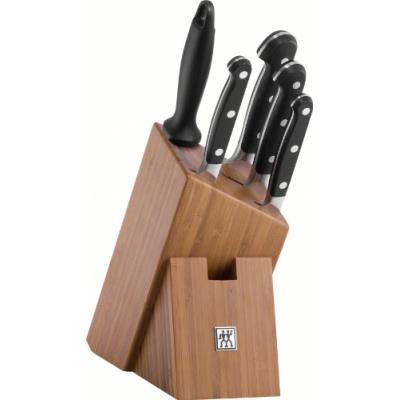 ZWILLING 38436-000-0 PRO BLOC À COUTEAUX 6 PIÈCES BAMBOU