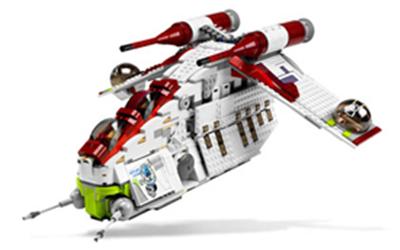 7676 Republic Attack Gunship, Lego Star Wars