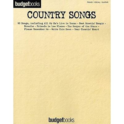 BUDGETBOOK COUNTRY 90 SONGS