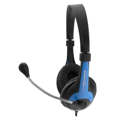 Casque stéréo avec microphone et esperanza contrôle du volume eh158b eh158b -