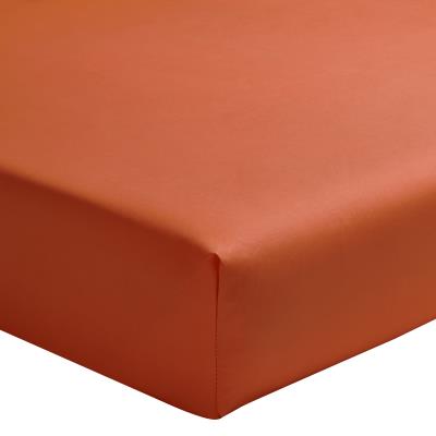 Essix - Drap Housse Double Percale de coton Épice - 2 x 90 x 200 cm