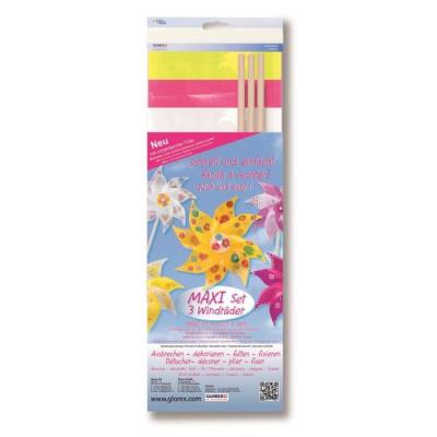 GLOREX Maxi Kit Moulin a Vent 3 pcs
