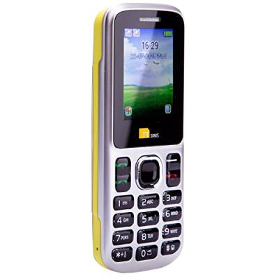 TTfone TT130 Téléphone portable débloqué 2G (Ecran: 1,77 pouces - Double SIM) Jaune