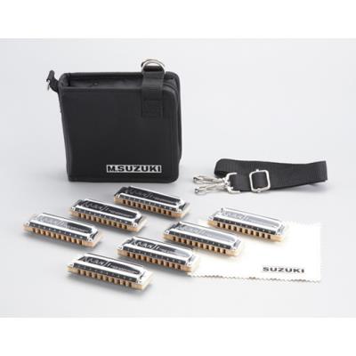 Harmonicas suzuki MANJI SET 7 HARMONICAS AVEC HOUSSE Divers