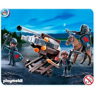 PLAYMOBIL - 4868 - JEU DE CONSTRUCTION - BALISTE À 6 PROJECTILES ET CHEVALIERS DU FAUCON