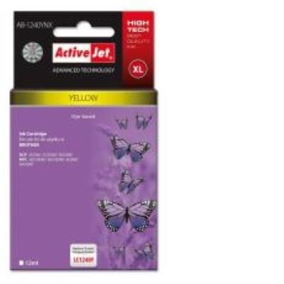 ActiveJet AB-1240YNX Supreme Version - 12 ml - haute capacité - jaune - compatible - cartouche d'encre (alternative pour : Brother LC1220Y) - pour Brother DCP-J525, J725, J925, MFC-J430, J5910, J625, J6510, J6710, J6910, J825