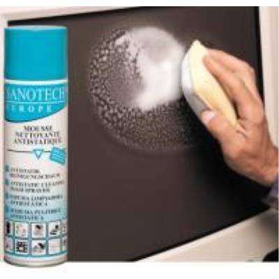 Mousse nettoyante antistatique