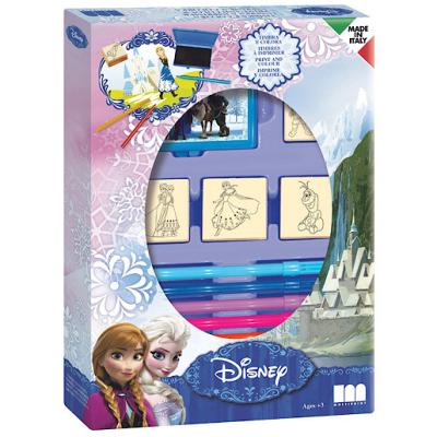 Disney – La Reine des Neiges – Timbres à Imprimer – 4 Tampons + 7 Feutres
