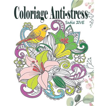 Livre coloriage adulte anti-stress - A4 - 1001 nuits - 100