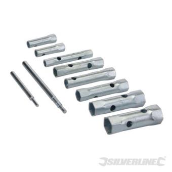 Jeu de 8 clés tubulaires métriques Silverline - 1