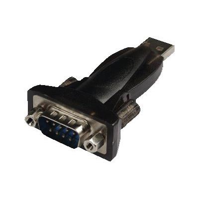 Adaptateur USB 2.0, série LogiLink AU0002E - [1x SUB-D mâle 9 pôles - 1x USB 2.0 type A mâle] - noir