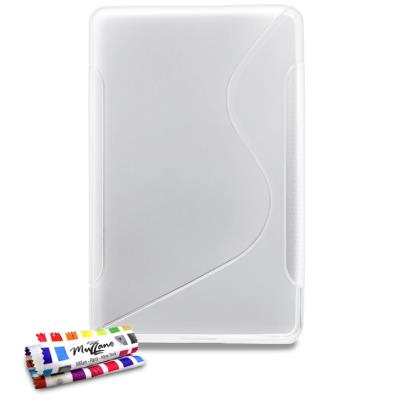 Coque Souple ORIGINALE Ultra Fine Blanc , Le S, Premium de MUZZANO pour AMAZON KINDLE FIRE