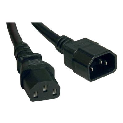 Tripp Lite 10ft Power Cord Extension Cable C14 to C13 Heavy Duty 15A 14AWG 10' - voedingskabel - 3 m