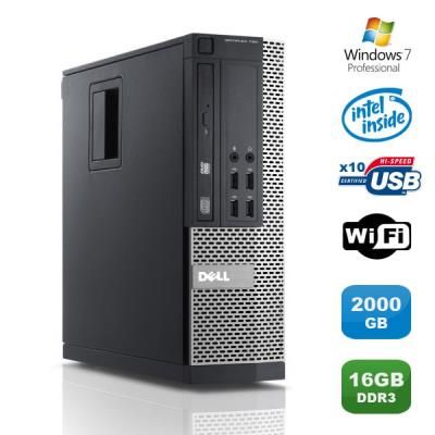 Pc dell optiplex 790 sff intel pentium g840 2.8ghz 16go ddr3 2to wifi win 7 pro