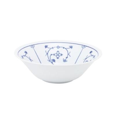 KAHLA - PORCELAINE POUR LES SENS 462902A75019H SAKS TRADITION PLAT DE SERVICE BLEU/BLANC 19 CM