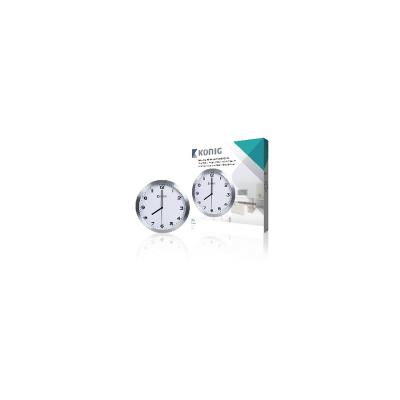 Horloge murale en aluminium 30cm könig kn-cl10n
