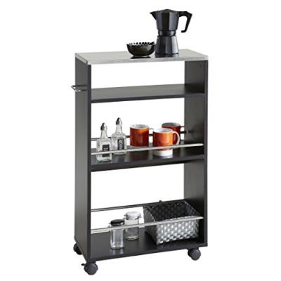 Demeyere 444784 coffee desserte cuisine panneau de particules/mdf noir 50 x 24 x 83 cm