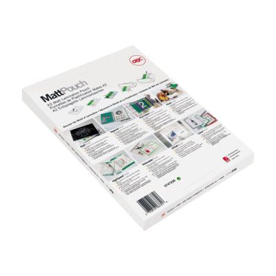 GBC - pack de 100 - mat - pochettes plastifiées