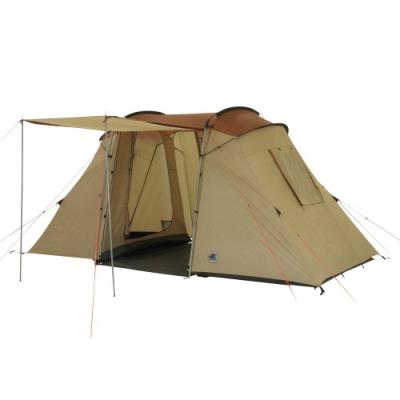 10t delano 4 tente vis-à-vis pour 4 personnes beige châtain