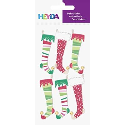 Baier schneider-étiquette &stickers autocollants-mix lot de 6 paires de chaussettes multicolore - 1 pièce