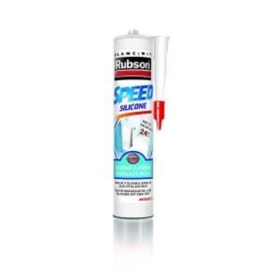Rubson sanitaires mastic speed cart 280ml blanc 1682495