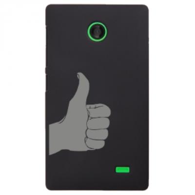 Coque rigide pour Nokia X avec impression Motifs pouce levé