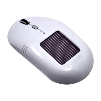 eLIVE Light Solar - muis - 2.4 GHz - wit