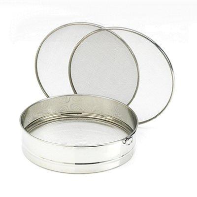 Tamis à Farine rond 22 cm inox avec 3 grilles*